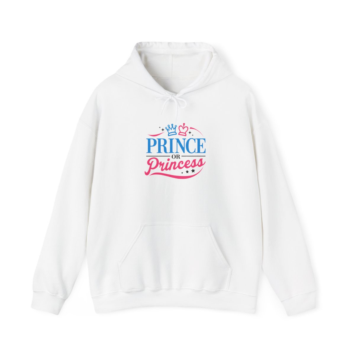 Gender Reveal Team Boy Girl Hoodie - Blue Pink Pregnancy Announcement