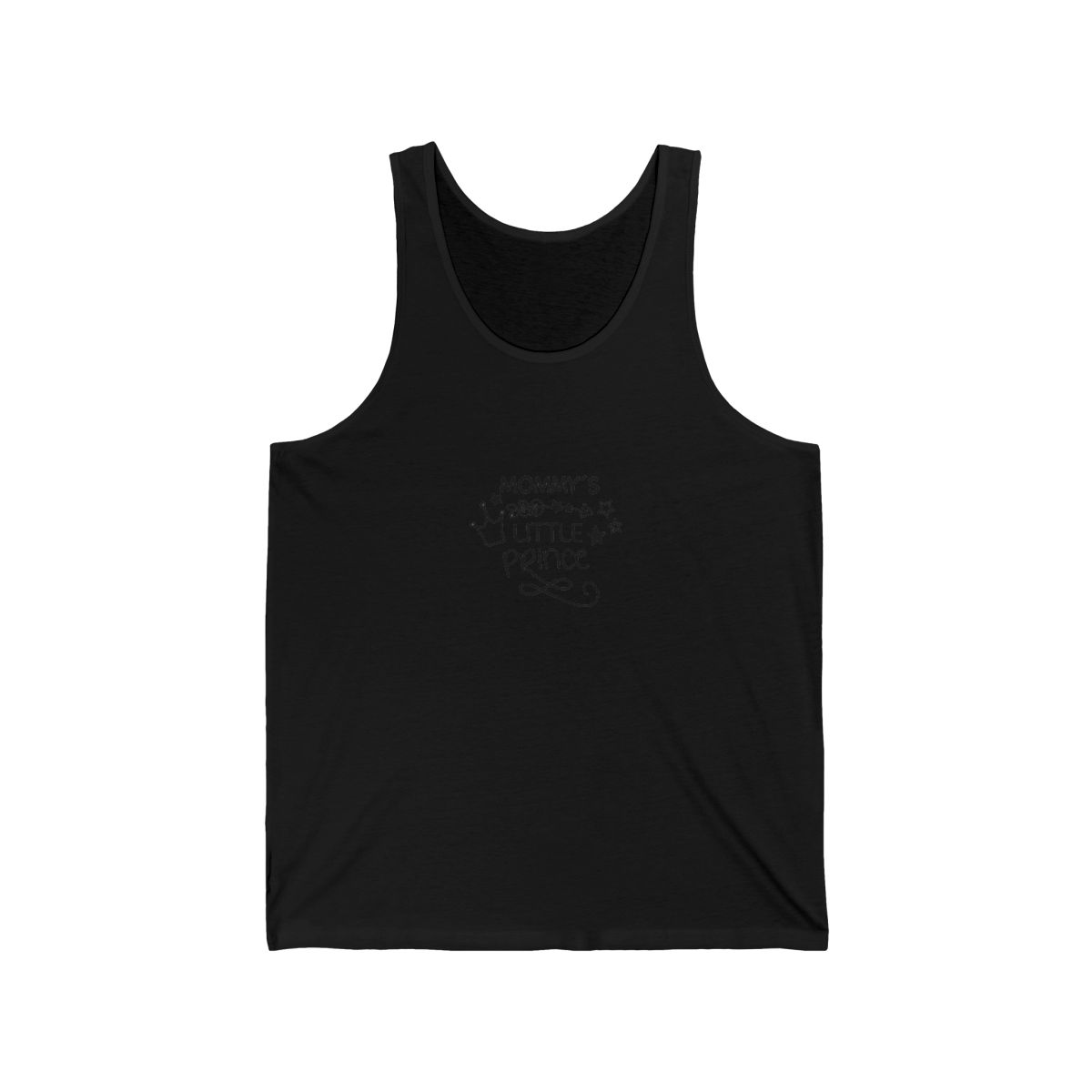 Mommy's Little Prince Playful Typography Tank Top - Mom Pride Gift