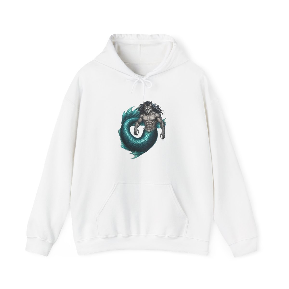 Wolf mermaid prince Hoodie