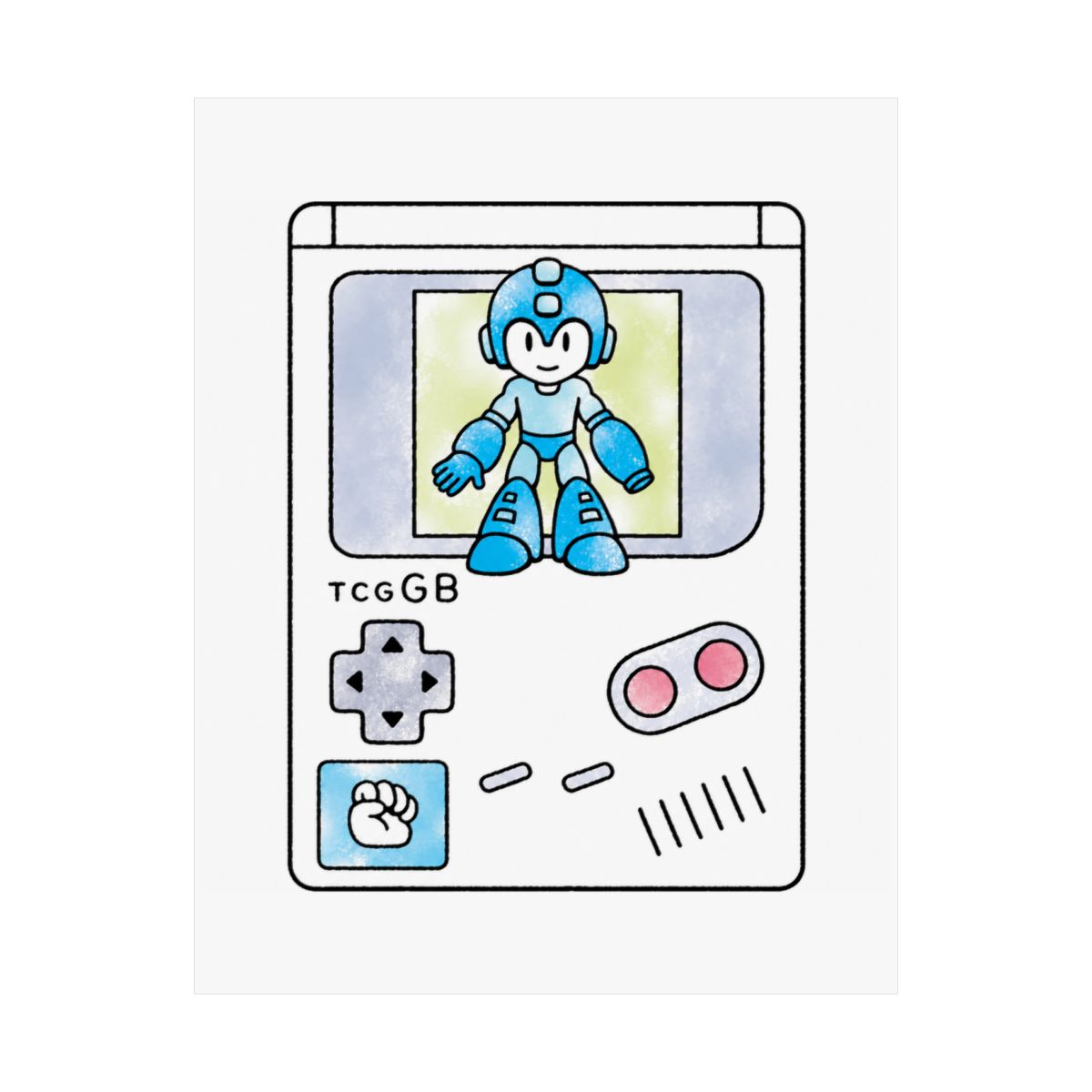 59 TCG-GB 8 - Mega Man (Mega Man: Dr. Wily's Revenge) by Drew Wise